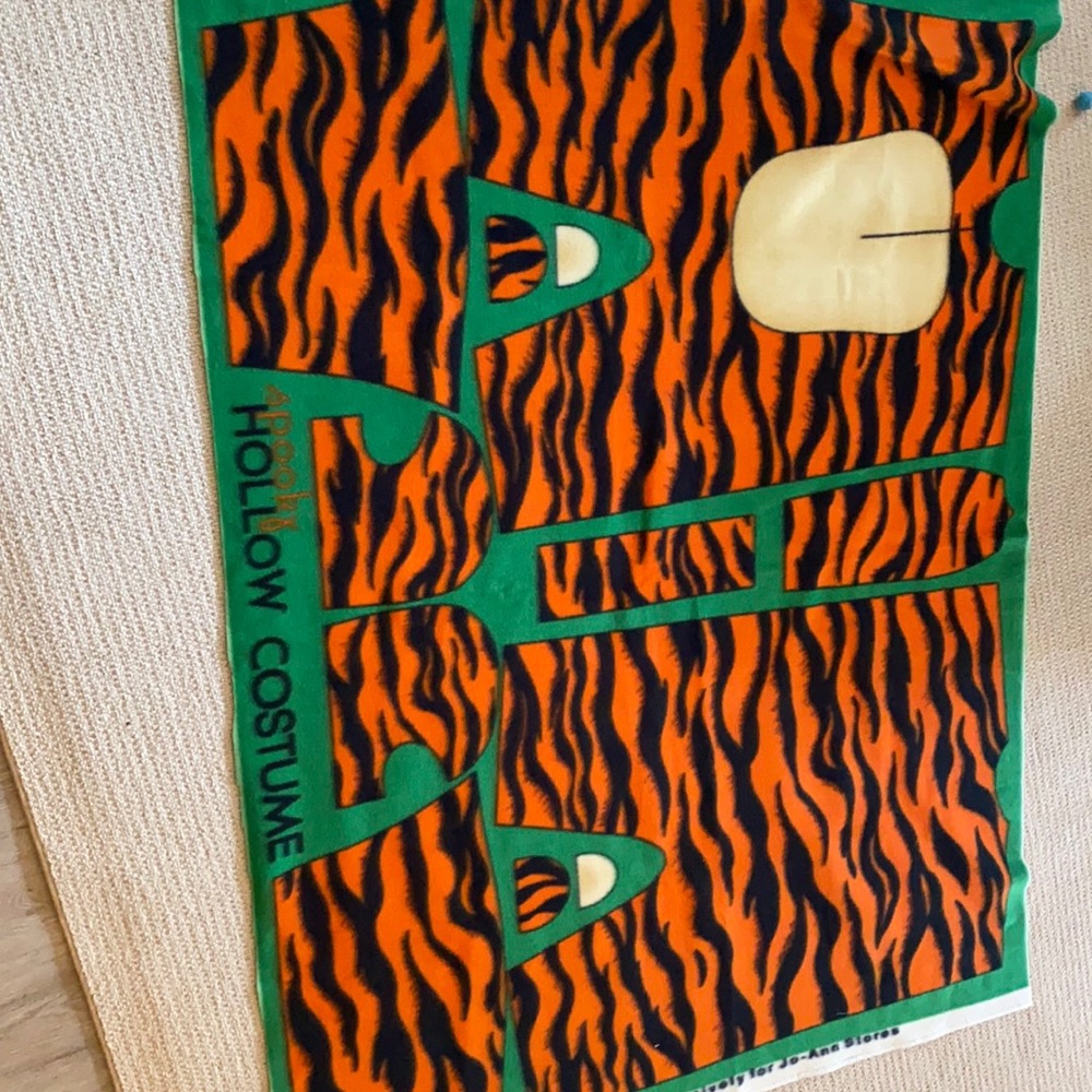 Toddler tiger costume